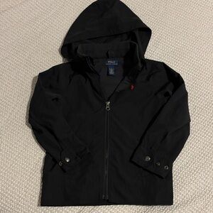 Polo by Ralph Lauren Kids Black Hooded Raincoat